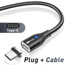 GTWIN Magnetic Cable Micro Type C USB Magnetic Charging Cables Magnetic Charger For iPhone Samsung Huawei Xiaomi Quick Charge