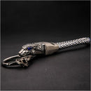 Honest Luxury Men Women Car Keychain Leapard Dragon Genuine Leather Rope Key Ring for Male Jewelry Creativity Gift Wholesale