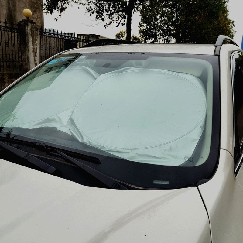 190x90CM Universal UV Protection Shield  Front Rear Car Window Sunshade Sun Shade Visor Windshield Cover Auto Car  Anti Snow Ice