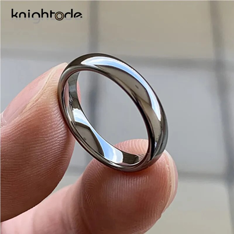 High Quality Tungsten Carbide Ring Wedding Engagement Ring For Men Women Domed Band Polished Shiny Comfort Fit 8/6/4/2mm