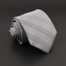 Fashion Polyester Necktie For Men Business Meeting Formal Striped Dot Floral 8cm Jacquard Tie Daily Wear Cravat Suit Accessories