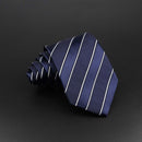 Fashion Polyester Necktie For Men Business Meeting Formal Striped Dot Floral 8cm Jacquard Tie Daily Wear Cravat Suit Accessories