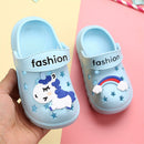 Unicorn Slippers for Boy Girl Rainbow Shoes Toddler Animal Kids Outdoor Baby Slippers PVC Cartoon Kids Slippers