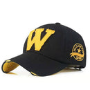 W Letter Baseball Cap Denim Washed Old Men's and Women's Caps with Embroidery Edging Outdoor Spring and Summer Sun Hats