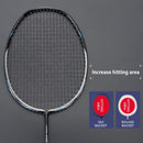 Ultra Light 8U 62g Carbon Fiber Badminton Rackets Professional Offensive Type Racket With Strings Bags Max 32lbs G4 Padel Sports