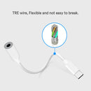Braided Cable Adapter USB-C Type C To 3.5mm Jack Headphone Cable Audio Aux Cable Adapter for Xiaomi Huawei for Smart Phone