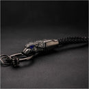 Honest Luxury Men Women Car Keychain Leapard Dragon Genuine Leather Rope Key Ring for Male Jewelry Creativity Gift Wholesale