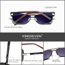 KINGSEVEN Aluminum Brand Pilot Polarized Sunglasses Men Women Fashion Frame Male Sun Glasses For Driving Oculos de sol