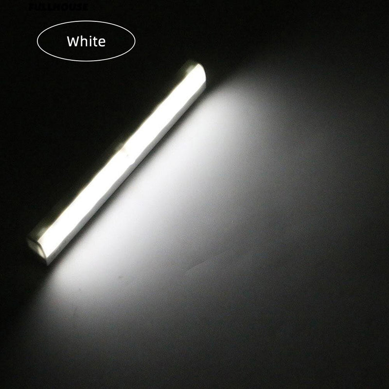 6/10 LED Induction Under Cabinet Light Motion Sensor Closet Night Lamp Battery Powered Magnetic Strip Light For Kitchen Wardrobe