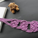 1Pc Polyester Curtain Tieback Handmade Weave Curtain Rope Buckle Chinese Knot Curtains Holdback Bandage Accessory Home Decor