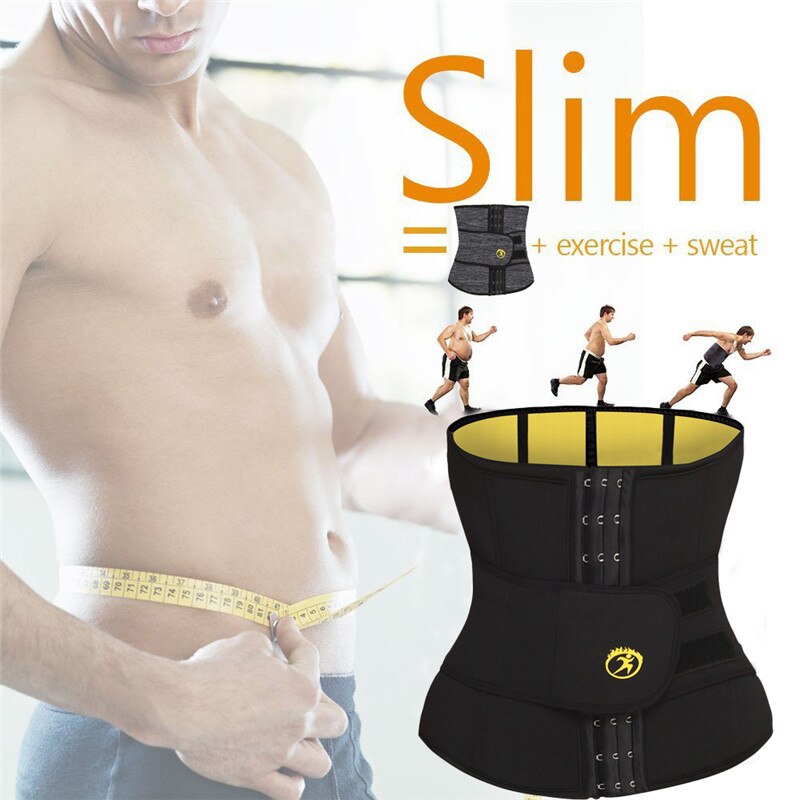 NINGMI Slimming Underwear for Men Waist Trainer Body Shaper Shapewear  Gridle Neoprene Sauna Male Modeling Belt Weight Loss Strap