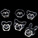Universal Mobile Phone Holder Stand Finger Ring Magnetic For cute Cell Smart Phone Transparent holder for iphone 11 12 XS MAX