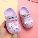 Unicorn Slippers for Boy Girl Rainbow Shoes Toddler Animal Kids Outdoor Baby Slippers PVC Cartoon Kids Slippers