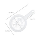 100/200/400 Mesh Kitchen Ultra-fine Mesh Strainer Reusable Nylon Mesh Filter Spoon For Suitable For Soy Milk Coffee Milk Yogurt