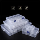Adjustable 3-36 Grids Compartment Plastic Storage Box Jewelry Earring Bead Screw Holder Case Display Organizer Container