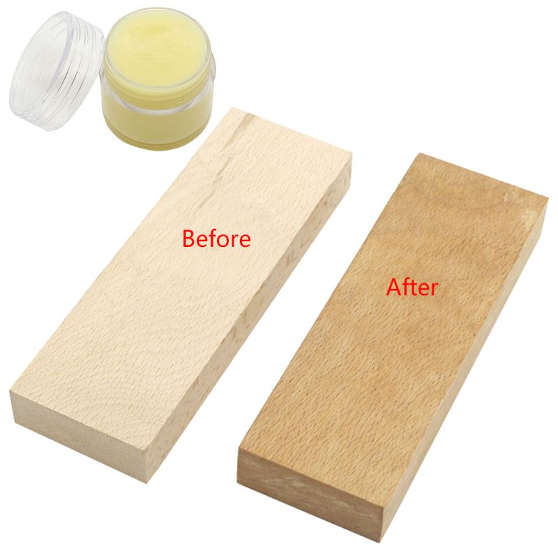 20g Organic Natural Pure Wax Paste Wood Polishing Furniture Floor Surface Finishing Leather Maintenance Household Accessory