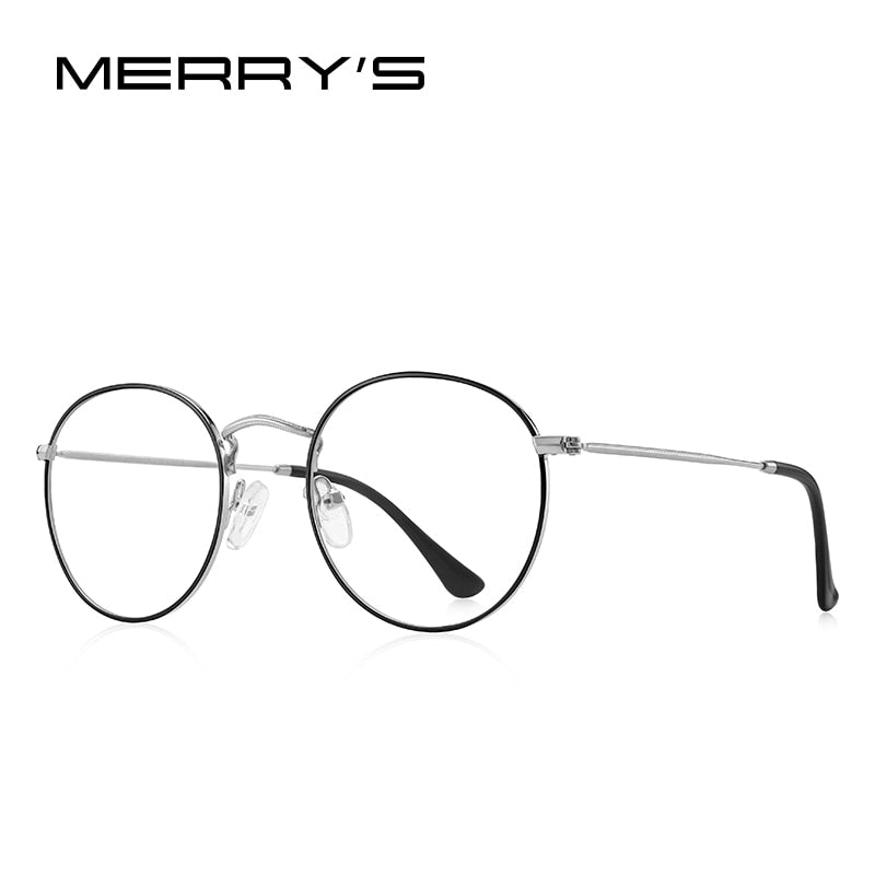 MERRYS DESIGN Classic Round Glasses Frame For Men Women Fashion Myopia Prescription Glasses Frames Optical Eyewear S2547