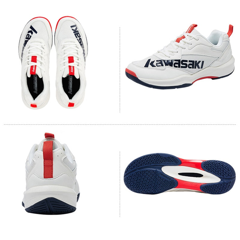 Kawasaki Professional Badminton Shoes Breathable Anti-Slippery Sport Shoes for Men Women Sneakers K-169D With Free Gift