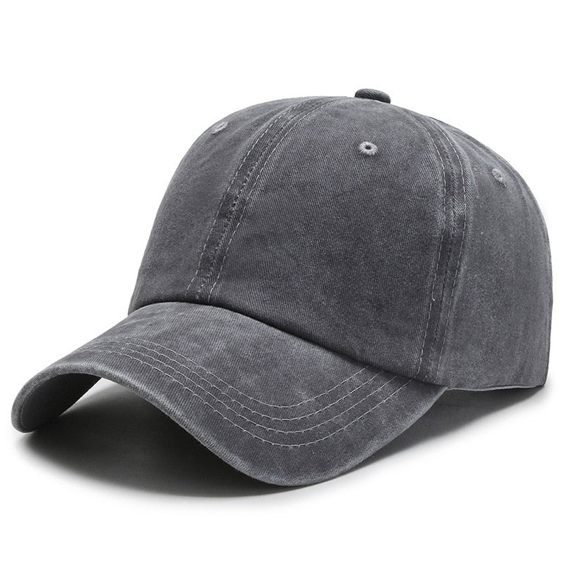 Cap Women Men Washed Cotton Baseball Cap Unisex Casual Adjustable Caps Outdoor Trucker Snapback Hats