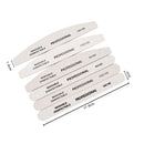 3/5/10Pcs Professional Nail File 80 100 180 Grit Unhas De Gel Nail Files Sandpaper Moon Style Acrylic Nail File Art Tools
