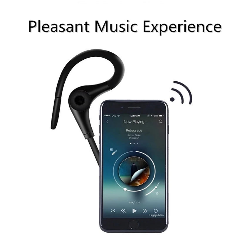 MEUYAG 3.5mm Wired Headphones Earhook Stereo Earphones Music Sport Entertainment Headset For Xiaomi Huawei Mobile Smart phone