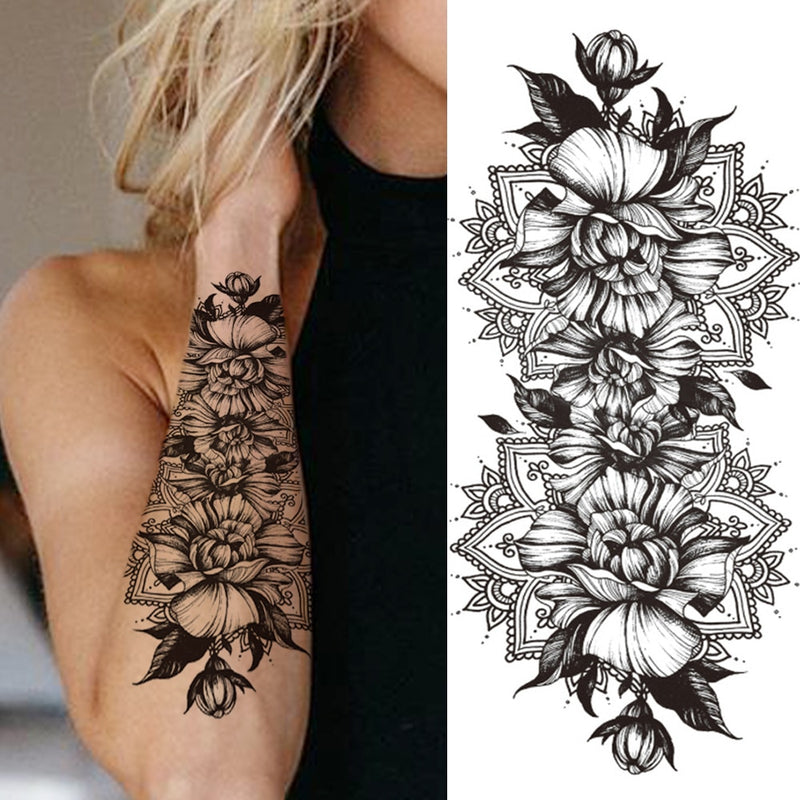 Floral Mandala Tattoo Design || Book-ink