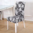 Square lattice printed stretch chair cover for dining room office banquet chair protector elastic material armchair cover