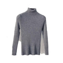 New Women Knitted Turtleneck Sweater Casual Soft Polo-neck Jumper Fashion Slim Femme Elasticity Pullovers Collar Style