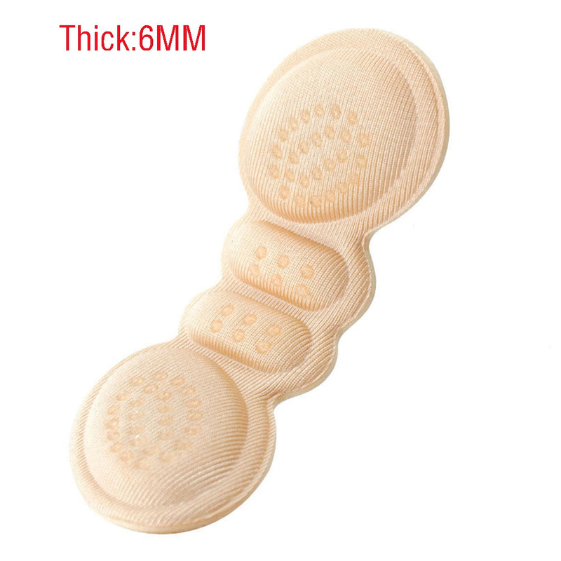 1Pair High Heel Insoles Butterfly Adjust Size Heel Liner Grips Protector Sticker Heel Pad Foot Care Anti Keep Abreast Heel Pads