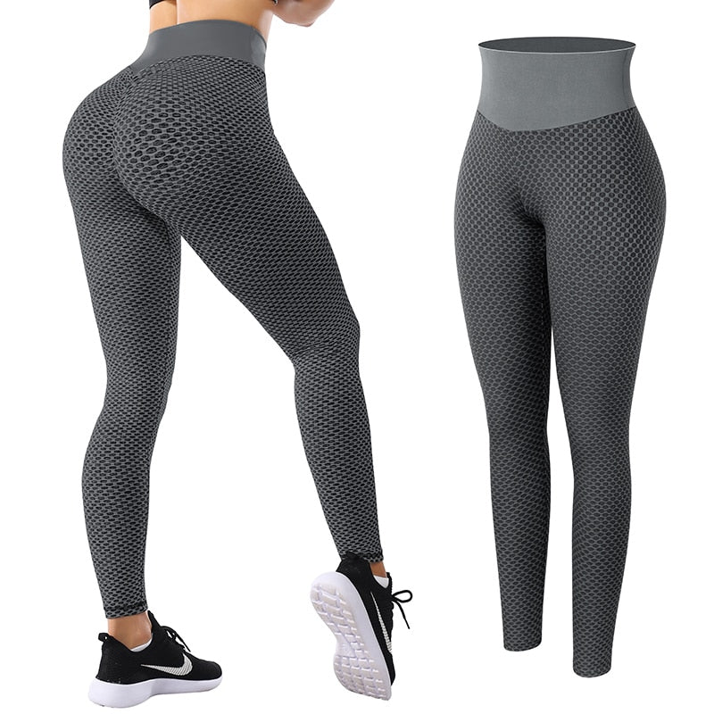 Women Seamless Leggings Push Up Gym Tights Scrunch Butt Workout Booty  Leggings Sports Pants Fitness Butt Lifting Running size L Color White
