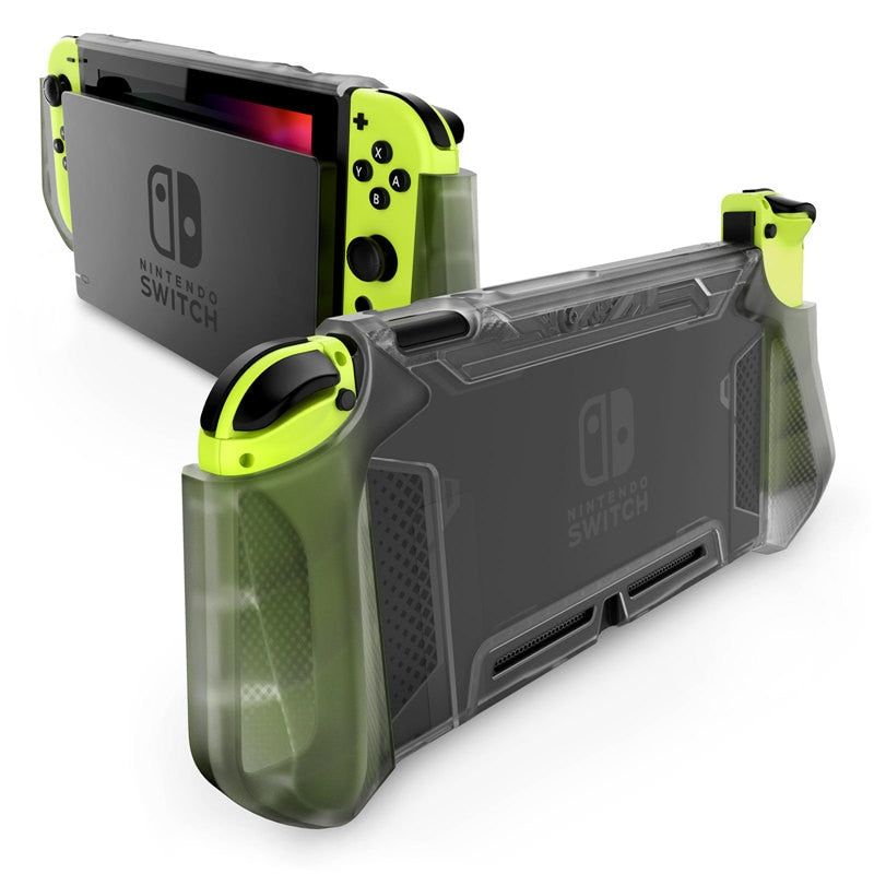 For Nintendo Switch Case MUMBA Series Blade TPU Grip Protective Cover Dockable Case Compatible with Console &amp; Joy-Con Controller