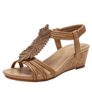 New Arrival Women Shoes Comfort Rome Gladiator Casual Beach Sandals Woman Summer Zip Sandalias Large Size 35-42E388