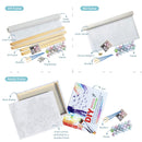 RUOPOTY 60x75cm Frame Painting By Numbers For Adults Children African Woman Figure Paint By Number Home Wall Decoration Crafts