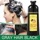 Natural Fast Hair Dying Shampoo Ginger Hair Dye Permanent Black Hair Shampoo for Women and Men Gray Hair Removal