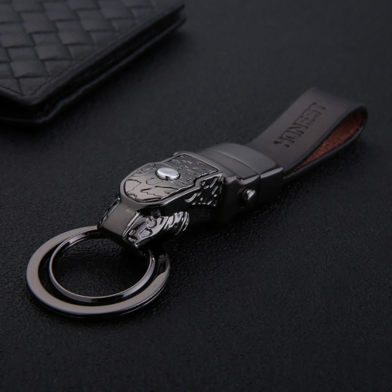 Premium Leather Keychain Box With Titanium Swivel Heavy Duty Small Ring For  Men And Women Ideal Key Accessory For Car And Bag Comes With Gift Box From  Fashion21588, $16.2