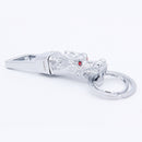 Honest Luxury Men Women Car Keychain Leapard Dragon Genuine Leather Rope Key Ring for Male Jewelry Creativity Gift Wholesale