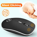iMice Wireless Mouse Silent Computer Mouse 1600 DPI Ergonomic Mause Noiseless Sound USB PC Mice Mute Wireless Mice for Laptop