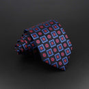 Fashion Polyester Necktie For Men Business Meeting Formal Striped Dot Floral 8cm Jacquard Tie Daily Wear Cravat Suit Accessories