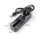 Battery Charger 1 2 4 Slots AC 110V 220V For 18650 10440 14500 16340 16650 14650 3.7V Rechargeable Lithium Battery Charger