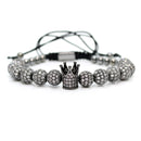 Mens Jewellery Bracelet Men Luxury Royal Bangle Set Roman Braided Bracelets For Women Fashion Armband Gold Cuff Friendship Gifts