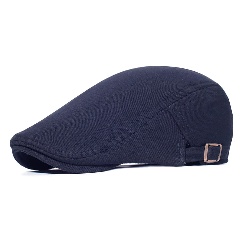 Cotton Adjustable Newsboy Caps Men Woman Casual Beret Flat Ivy Cap Sof