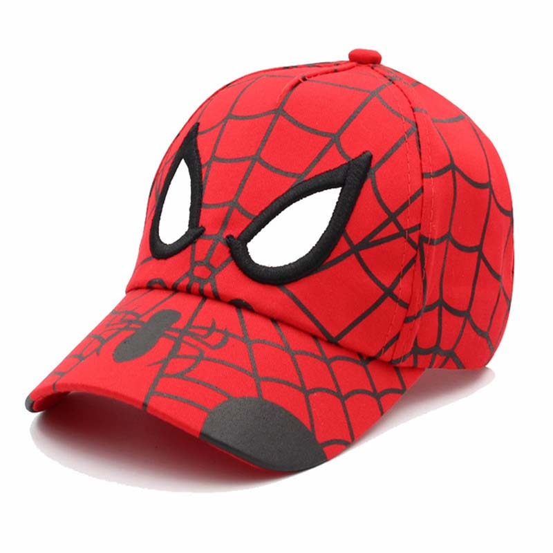 Anime Spider Kids Cap Cartoon baby Embroidery Man Cotton Children Baseball Caps for Boy Girl Hip Hop Hat Snapback cap