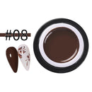 5g/Jar 12 Colors Nail Painting Gel Stretch Drawing Glue Nail Polish Soak Off UV LED Nail Art Design Manicure Polish Drawing Gel