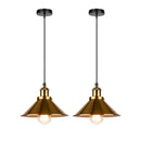 Retro Industrial Ceiling Chandeliers Iron E27 Pendant Lamps For Kitchen Bedroom Restaurant Home Black/Gold 3 Heads Hanging Light