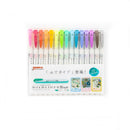 5/15/25color Set MildLiner Soft Brush Pen Double-headed Mild liner Highlighter Marker Pen School Supplies