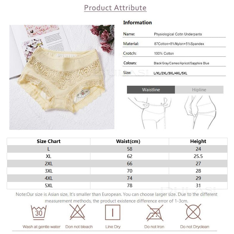 ASIMOON Womens Period Panties Cotton Menstrual Nigeria
