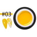 5g/Jar 12 Colors Nail Painting Gel Stretch Drawing Glue Nail Polish Soak Off UV LED Nail Art Design Manicure Polish Drawing Gel