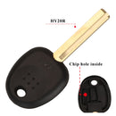 Jingyuqin Blank Car Transponder Key For Hyundai Accent Sonata NF Elantra Accent Coupe Getz H-1 Lavita TiburonTucson Verna