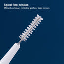 Pommeau de douche blanc, brosse à livres, petite brosse, espace de pores, propre, anti-encrassement, nylon pour cuisine, toilettes, trou de téléphone, 10 pièces par ensemble