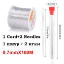 100M Plastic Crystal DIY Beading Stretch Cords Elastic Line Jewelry Making Supply Wire String jeweleri thread String Thread